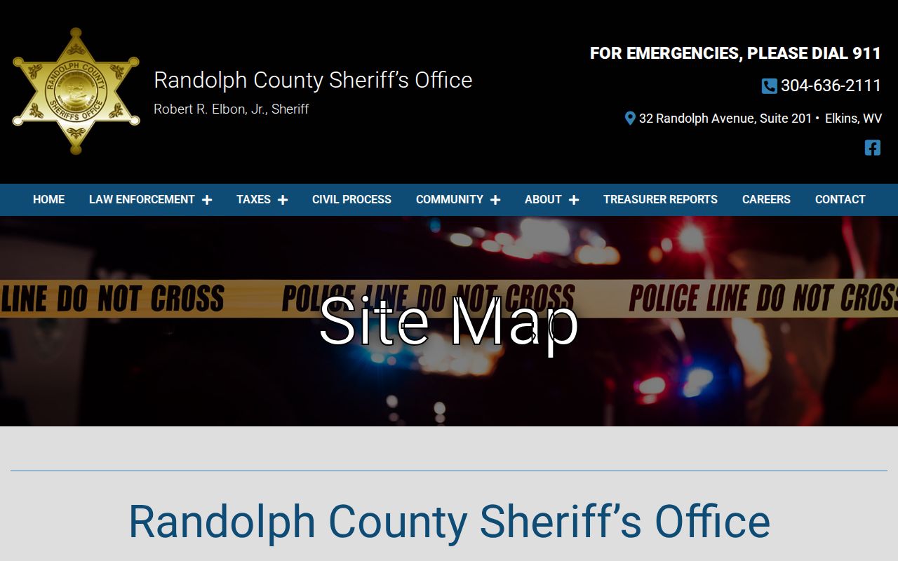 Randolph County 24-hour release search fallback on the sheriff sitemap